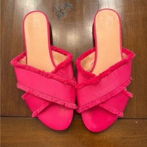 Trendy Pink Women's Slide Sandals